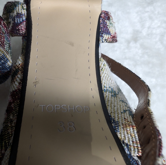 Tapestry Floral Heels - Picture 5 of 6